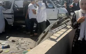 جانب من الحادث 