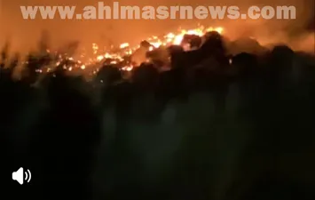 جانب من الحريق 