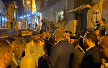 جانب من تفقد موقع الحادث 