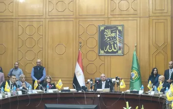 جانب من مؤتمر دعم النادي الإسماعيلي 