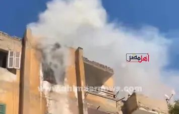 حريق شقة شارع دمنهور بالإسماعيلية 