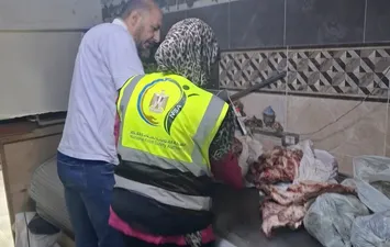 ضبط نصف طن لحوم ومصنعات مجهولة المصدر وغير صالحة للاستهلاك داخل احدى المخازن ببورسعيد 