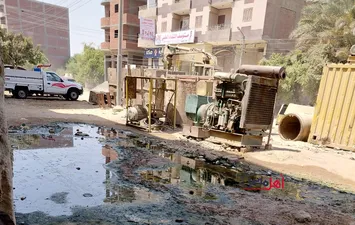 مياة الصرف الصحي بمساكن دار السلام