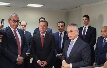 وزير العدل ومحافظ المنوفية 