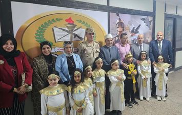 وفد منطقة الأزهر يزور المستشار العسكري للمحافظة 