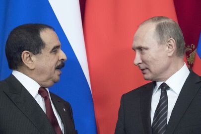 بوتين وملك البحرين