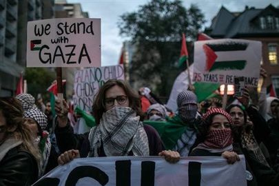 مظاهرات دعما لغزة