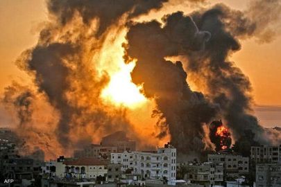 قصف إسرائيلي على مدينة رفح 