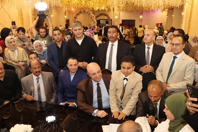 جانب من عقد القران 