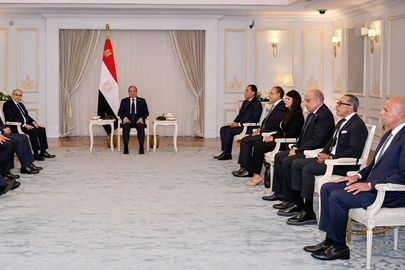 الرئيس السيسي يستقبل رئيس مجلس الوزراء اللبناني