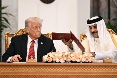 أمير قطر وترامب