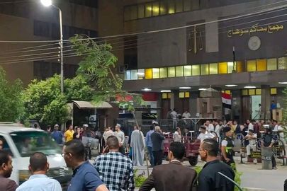 مجمع محاكم سوهاج في استقبال المرشحين