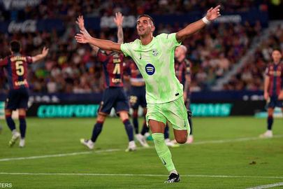 برشلونة وليفانتي في الدوري الإسباني 