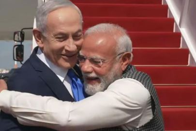 رئيس وزراء الهند مع نتنياهو 