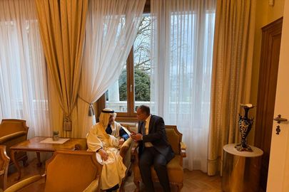 وزير الخارجية ونظيره السعودي 