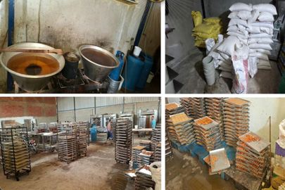 مصنع حلوى العيد بدون ترخيص 