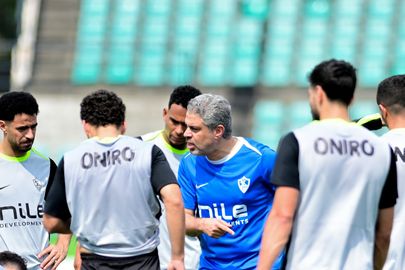 معتمد جمال في مران الزمالك 