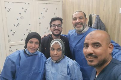 طاقم العملية بقنا الجامعي 