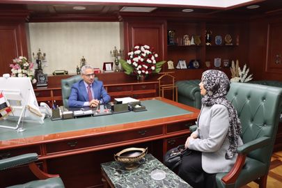 مجافظ بنى سويف ووكيل وزارة الإسكان 