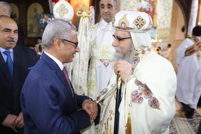 عيد القيامة بمطرانية بنى سويف 