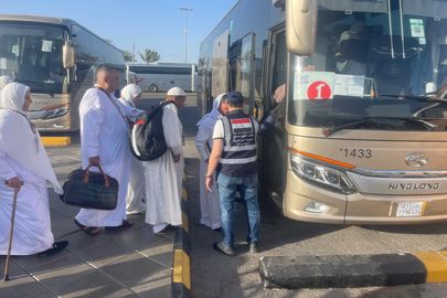 وصول 4410 حجاج من القرعة للمدينة المنورة