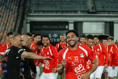 ممر شرفي مران منتخب مصر 