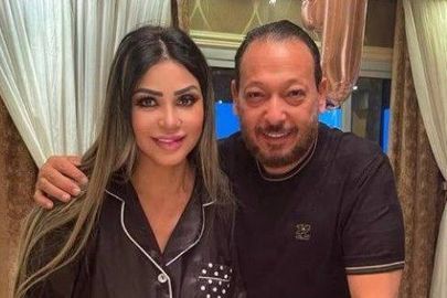 إيناس عز الدين وزوجها أحمد العيسوي 