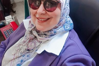 المهندسة حكمت الباز، رئيس القرية المصابة 