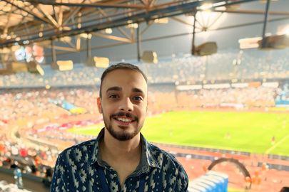 الناقد الرياضي أحمد كمال الصحفي بجريدة أهل مصر