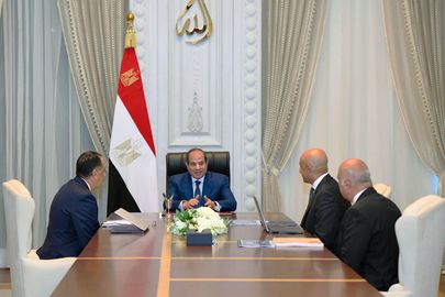 الرئيس السيسي ورئيس الوزراء