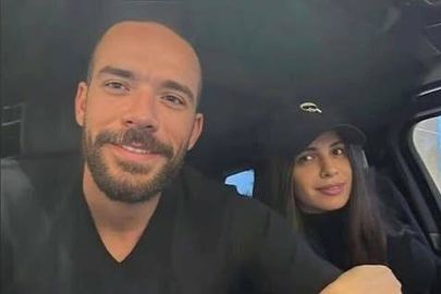 امال ماهر وزوجها 