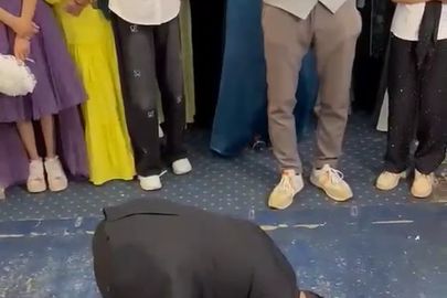 جانب من مقطع الفيديو المتداول 