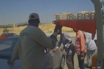 الأمن يفحص فيديو تعدي سائق على فرد أمن داخل كومبوند بالتجمع الخامس