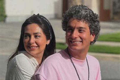 محمد محسن وزوجته هبة مجدي