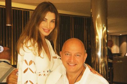 نانسي عجرم وزوجها 