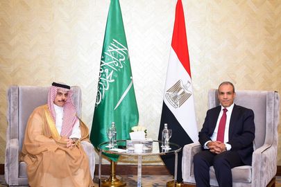  وزيرا الخارجية المصري والسعودي 