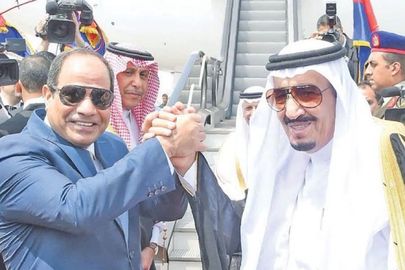 الرئيس السيسي والملك بن سلمان 