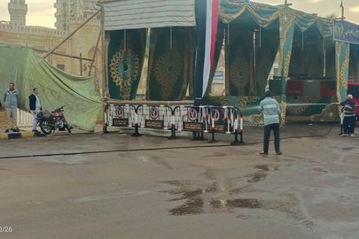 جانب من أعمال التطهير والتعقيم 