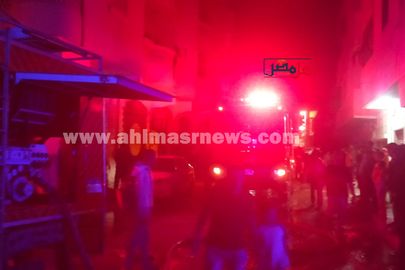 حريق في برج محمول بمطروح 