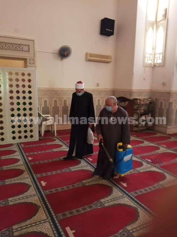 نعقيم وتطهير المساجد بمحافظة أسيوط 