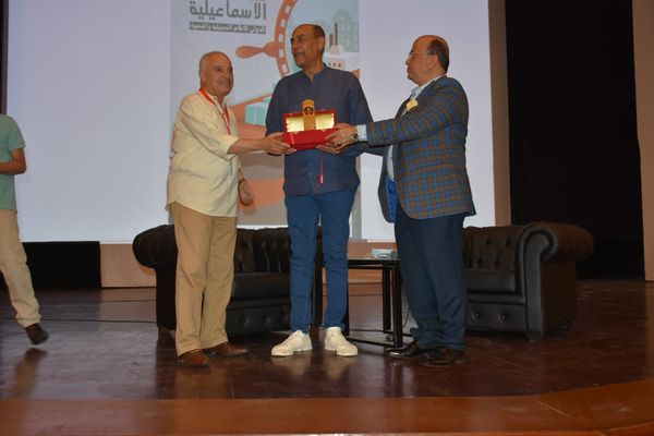 تكريم أحمد بدير في مهرجان الاسماعيلية السينمائي