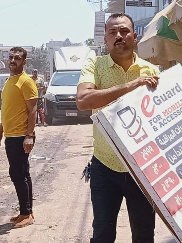 حملات مكبرة لإزالة الإشغالات والإعلانات المخالفة والعشوائية في بيلا بكفر الشيخ