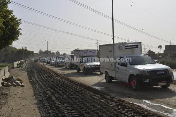 محافظ أسيوط يتفقد استكمال أعمال رصف الطريق الدائري بحي غرب (1)
