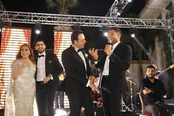 مصطفى قمر يحتفل بزفاف نجله إياد