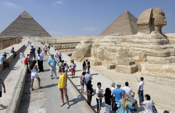 حركة السياحة الوافدة إلى مصر