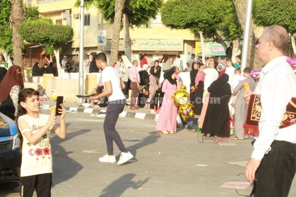 مظاهر احتفالات أهالى الفسطاط بأول أيام عيد الأضحى المبارك