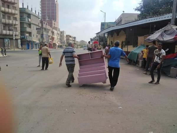 حملة لرفع الإشغالات وإزالة التعديات بمدينة دسوق