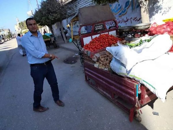 استمرار حملات رفع الإشغالات بشوارع مدينة الحامول 
