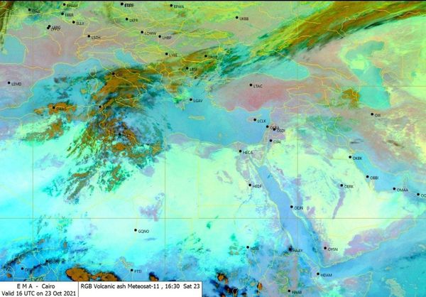 الأرصاد تكشف حقيقة تأثير بركان لابالما على مصر