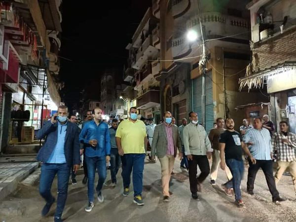 تحرير ٢٦٦ محضر فى حملة ليلية مكبرة لإزالة الإشغالات بمدينة دسوق